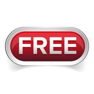Özgür düğme web vektör için