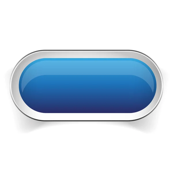 空の青いボタンのベクトル — ストックベクタ