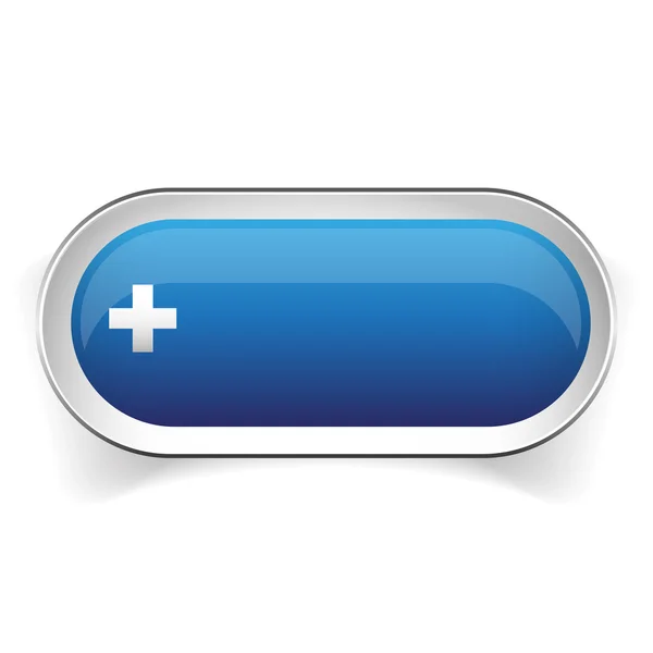 Empty blue button vector — Stock Vector