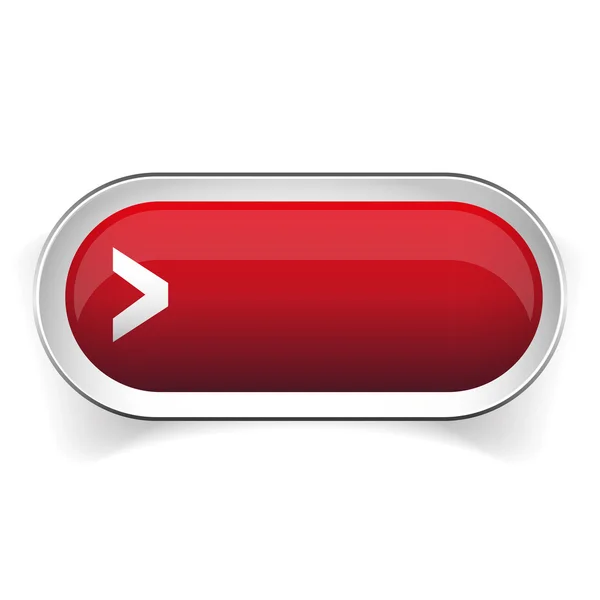 Vecteur de bouton rouge vide — Image vectorielle