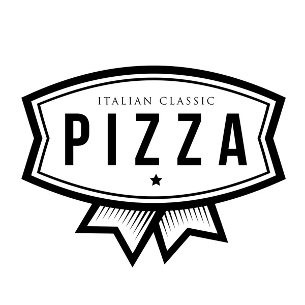 Pizza - klasyczne logo vintage — Wektor stockowy