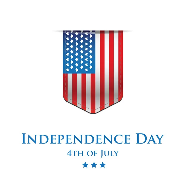 Dzień Niepodległości USA 4 lipca — Wektor stockowy