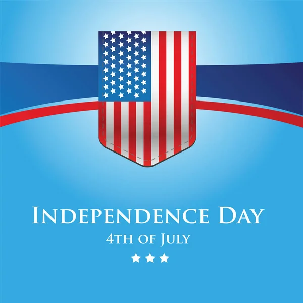 Independence Day USA Fourth of July — Stock Vector