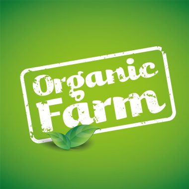 organik çiftlik taze gıda sağlıklı eko yeşil vektör kavramı