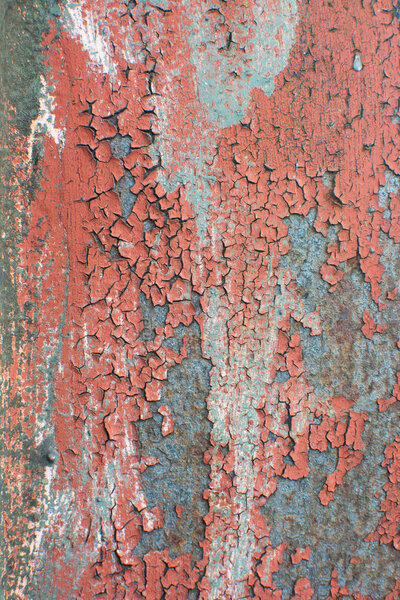 Rusty corten steel