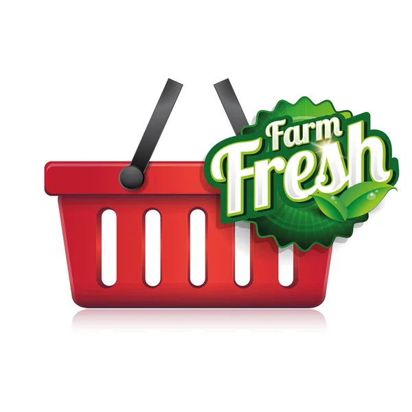 Farm fresh label — Stock Vector