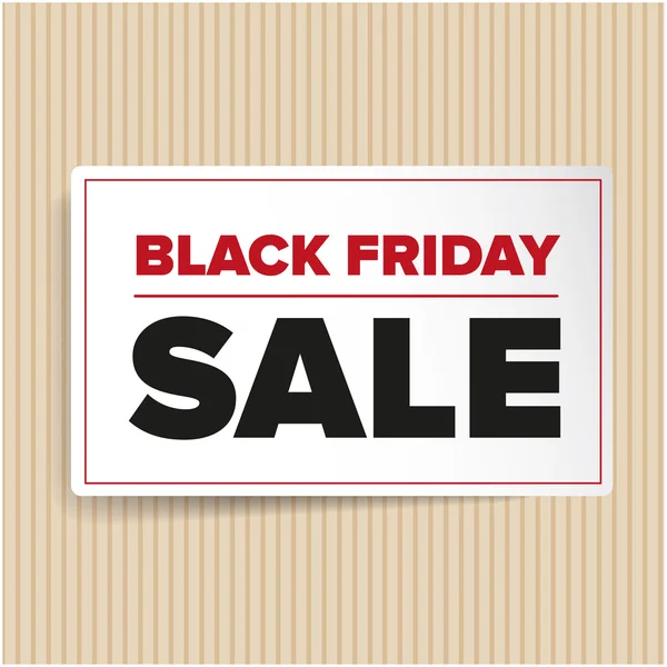 Etiqueta de vendas Black Friday —  Vetores de Stock
