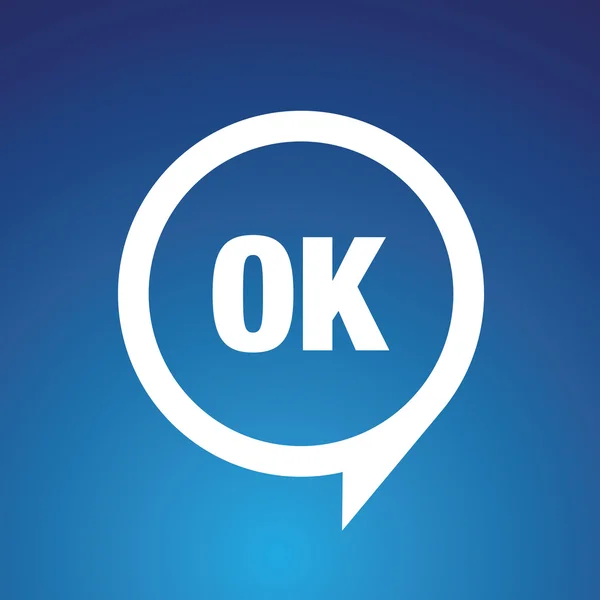OK ícone — Vetor de Stock