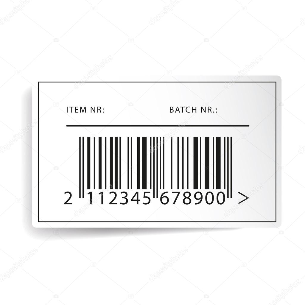 Vetor De Modelo De Etiqueta De C 243 Digo De Barras Vetores De Stock 169 Grounder 57690121 Upc Label Template