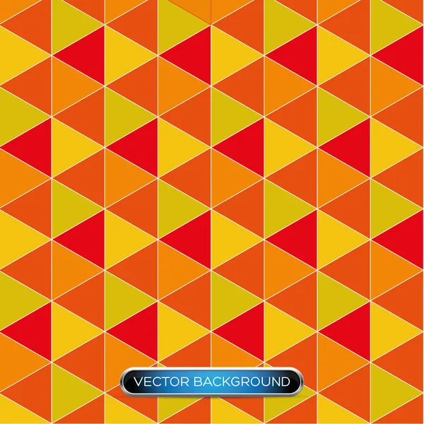 Sömlös triangel mönster. vektor bakgrund röd — Stock vektor