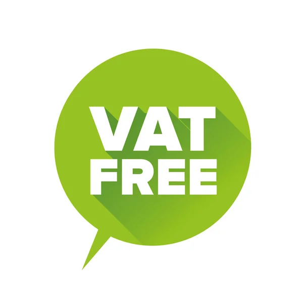 Vat free-  Value added tax — Stock Vector