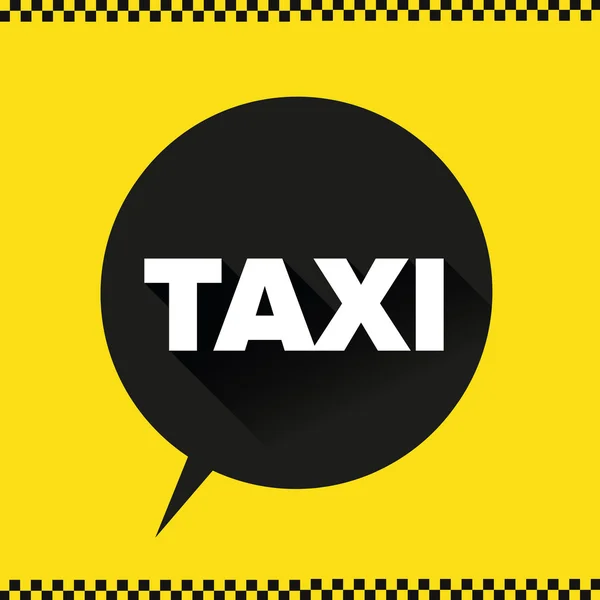 Taxi icono vector — Vector de stock