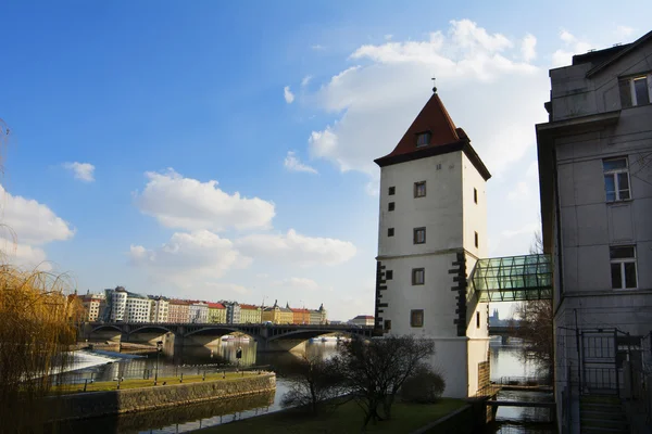 Torre de agua, llamada Petrziikovska. Praga, República Checa — Foto de Stock