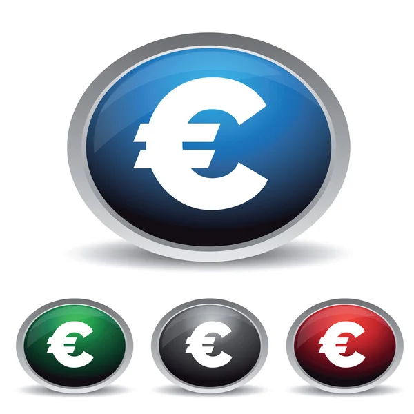 Euro teken vector — Stockvector