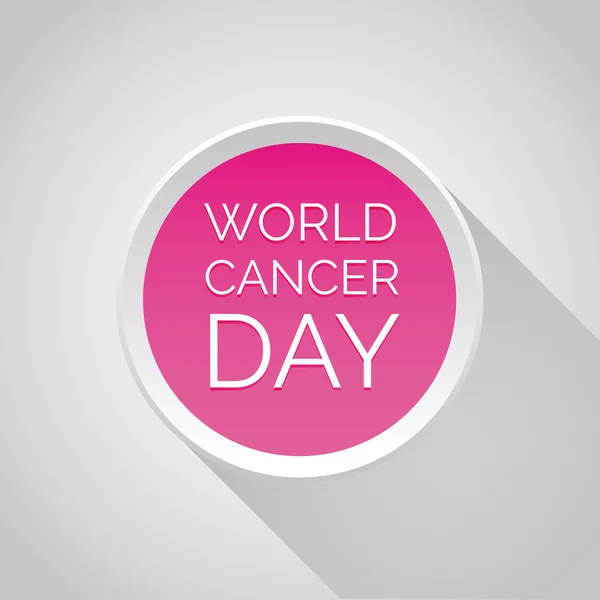 Wereldkankerdag — Stockvector