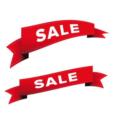 Satılık şerit vektör