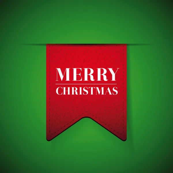 Merry Christmas lint vector belettering — Stockvector