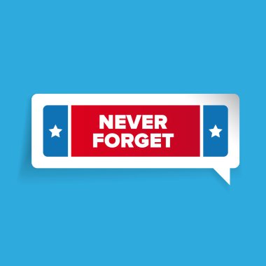 Etiket vektör asla unutmayacağım