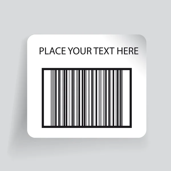Barcode label — Stock Vector © Grounder 70534221