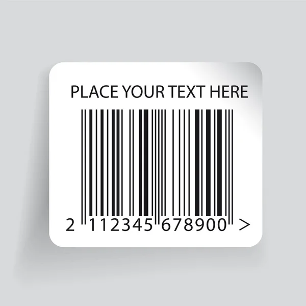 Barcode label — Stock Vector © Grounder 70534221