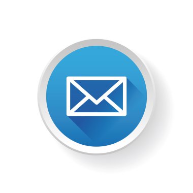 E-posta vektör simgesi düğmesini