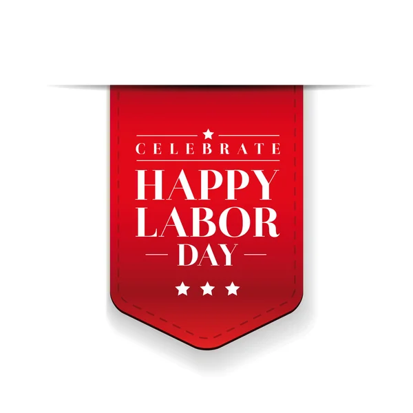 Happy Labor day vector — Stock Vector