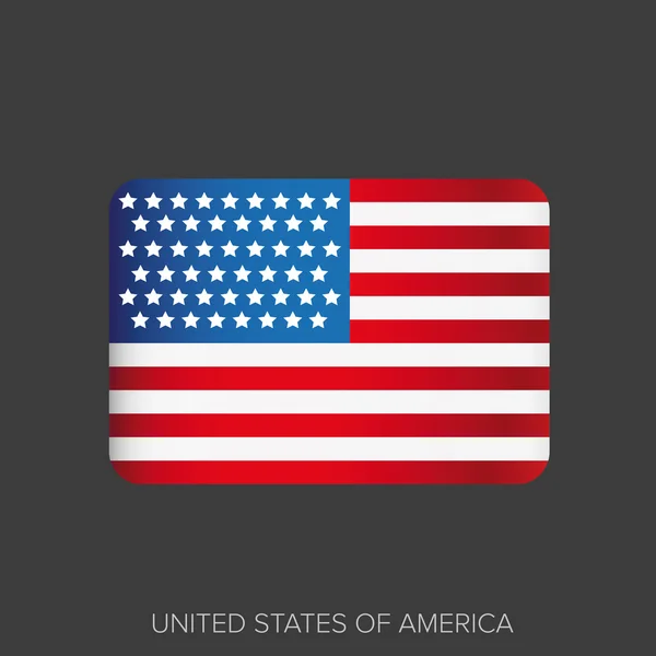 Bandera de Estados Unidos VECTOR — Archivo Imágenes Vectoriales