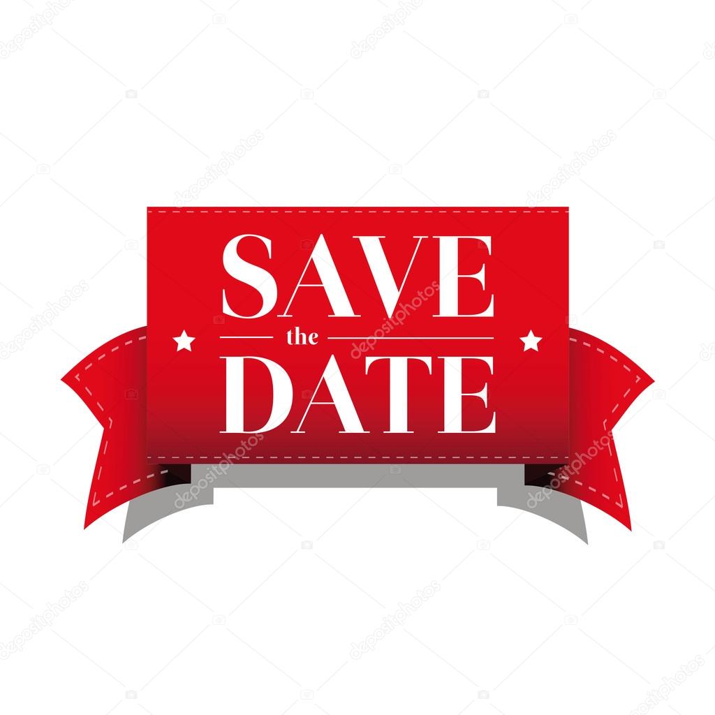 depositphotos_90523474 stock illustration save the date ribbon