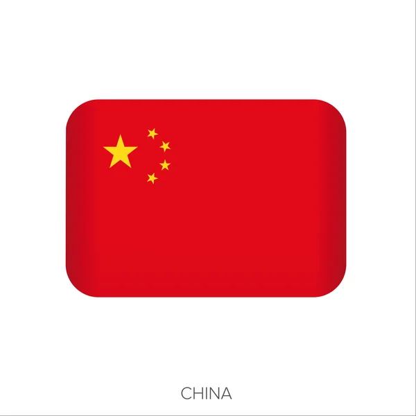 China flag vector — Stock Vector