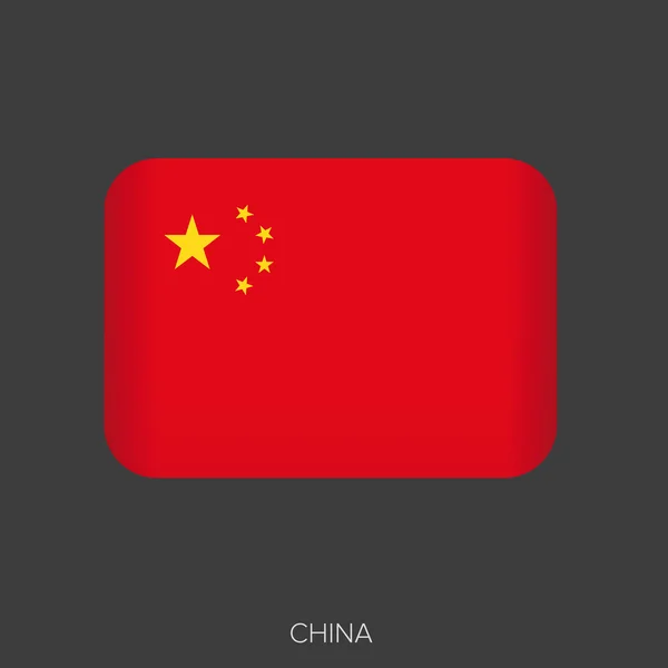 Chine Drapeau vecteur — Image vectorielle