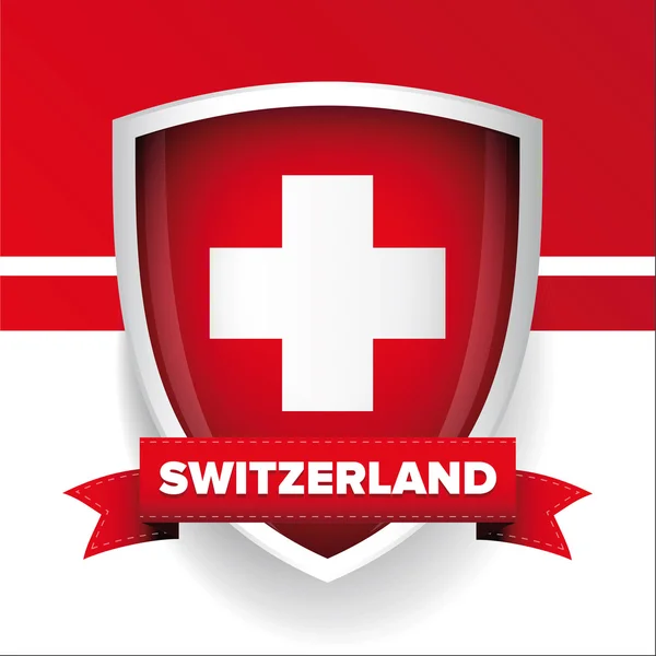 スイス連邦共和国の国章 — ストックベクタ