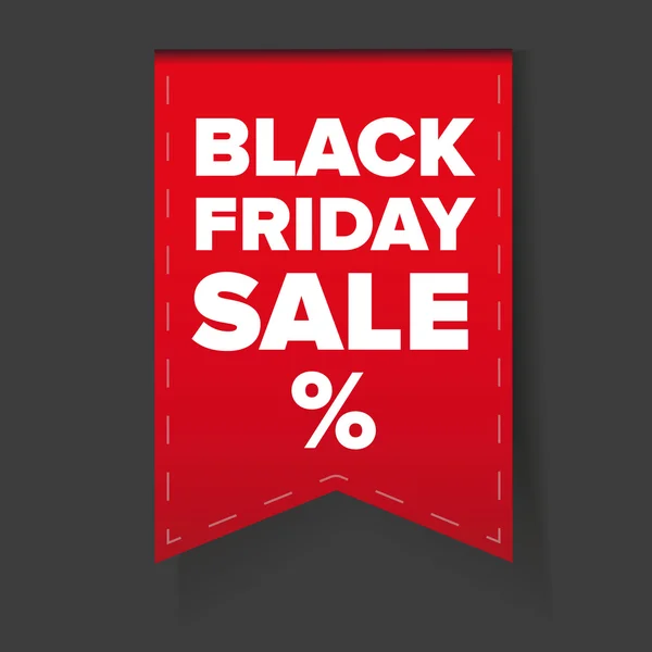 Black Friday Vente étiquette vectorielle — Image vectorielle