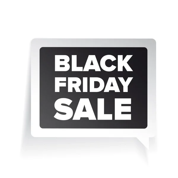 Black Friday Vente étiquette vectorielle — Image vectorielle