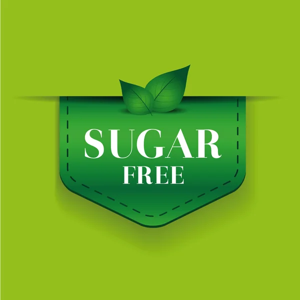 Cinta libre de azúcar vector verde — Archivo Imágenes Vectoriales