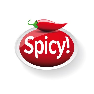 Baharatlı jalapeno ya da biber vektör