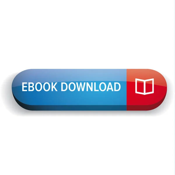 EBook knop vector geïsoleerd — Stockvector