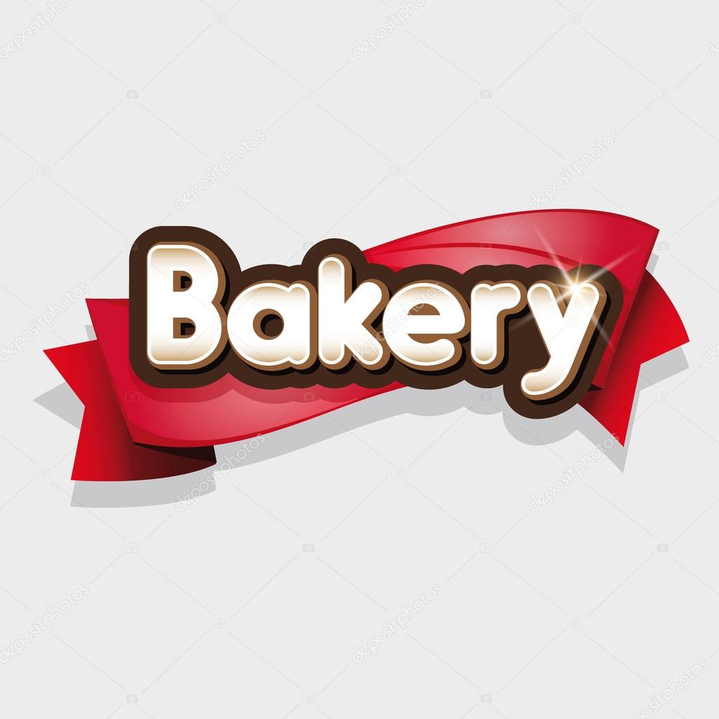 Bakery sign or logo vector