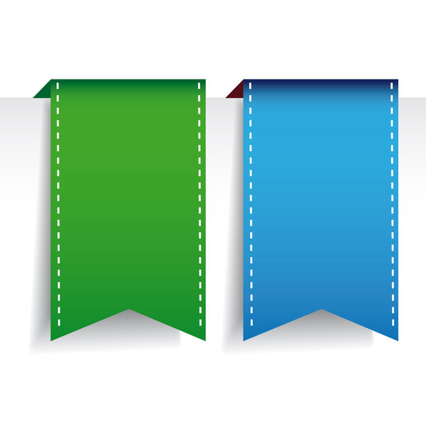 Вектор набора закладок
