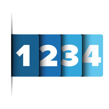 Bir iki üç dört ilerleme çubuğu