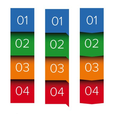 Bir iki üç dört beş ilerleme çubuğu