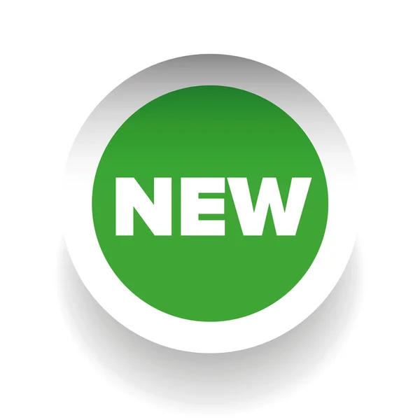 Nouvelle étiquette vecteur vert — Image vectorielle