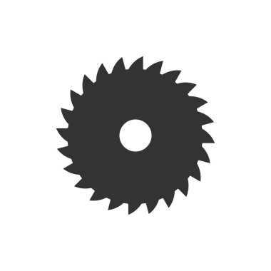 Bıçkıhane ikonu. Milling Cutter sembolü. Vektör beyazda izole edildi.