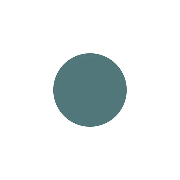 Cirkel Icoon Ronde Geometrische Vorm Vector Illustratie Isoleren Don Wit — Stockvector