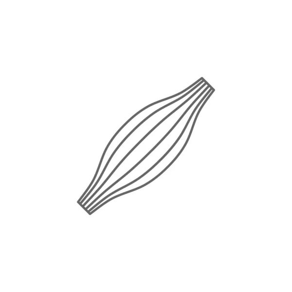 Значок Линии Мышечного Волокна Линейный Символ Медицинской Анатомии Векторная Иллюстрация — стоковый вектор