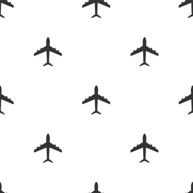 Kusursuz model uçak. Uçak uçuş modelleri beyaz arka plan. Vektör düz resimleme.