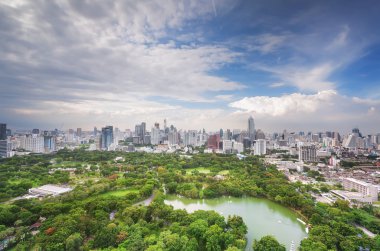 Pumpinee park, Bangkok şehir, Tayland ana Bahçe
