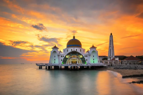 Malacca Straits Mosque — Stock Photo, Image