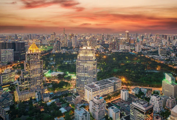 Landscape of City big garden — Stock Photo, Image