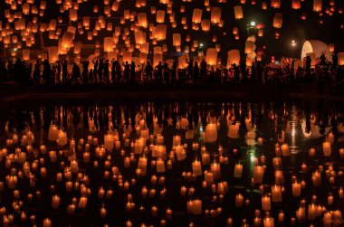 Havai fişek Festivali Chiang Mai