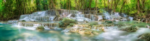 Level 6 of Huaimaekamin waterfall Stock Image